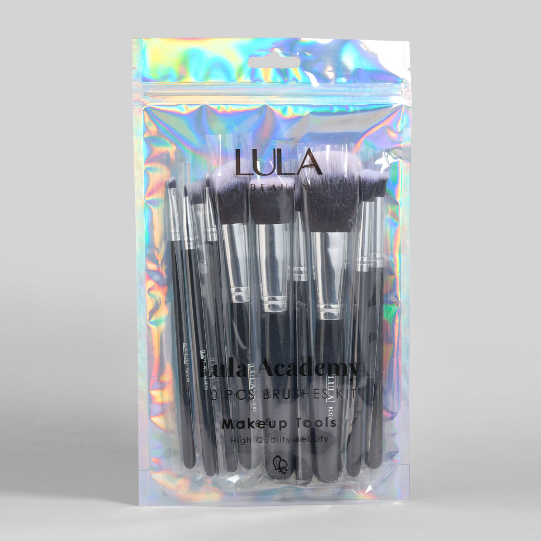 ATENEA LULA KIT DE BROCHAS ACADEMY X 10 PIEZAS KL 12