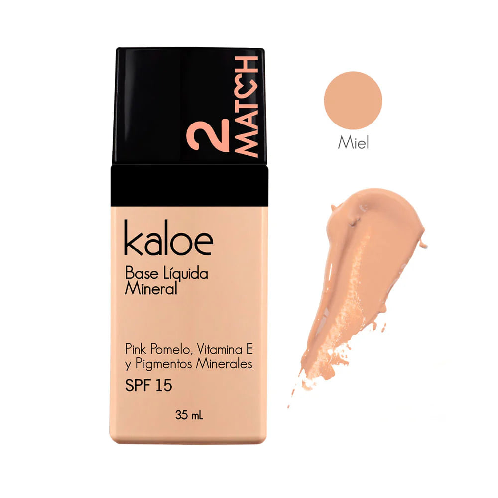 KALOE BASE LIQUIDA MINERAL X 35G BEIGE