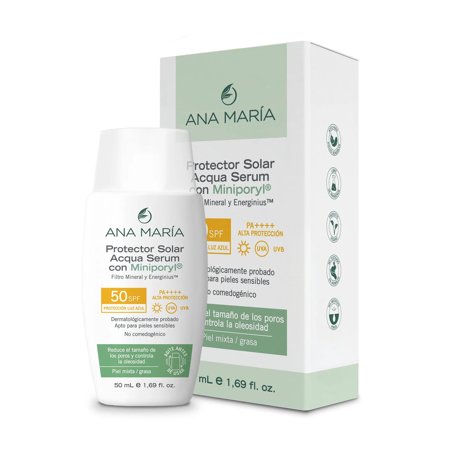 ANA MARIA PROTECTOR SOLAR ACQUA SERUM MINIPORYL *50ML