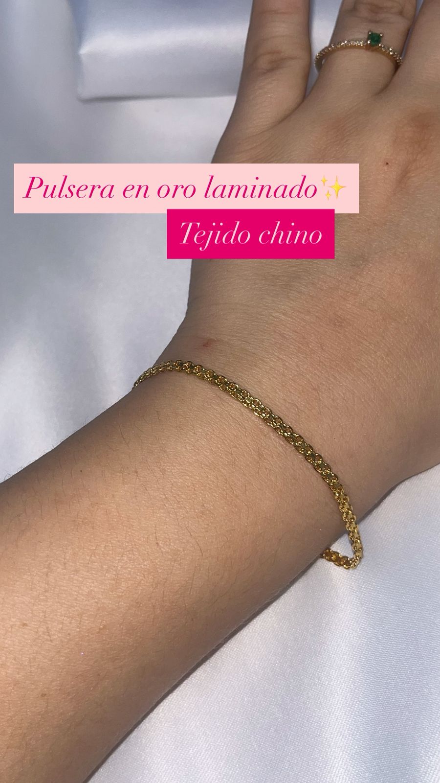 PULSERA ORO LAMINADO STD