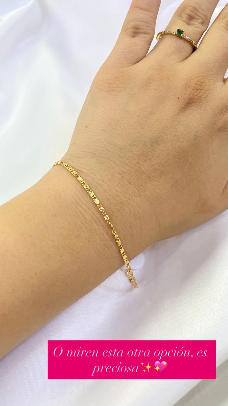 PULSERA ORO LAMINADO STD