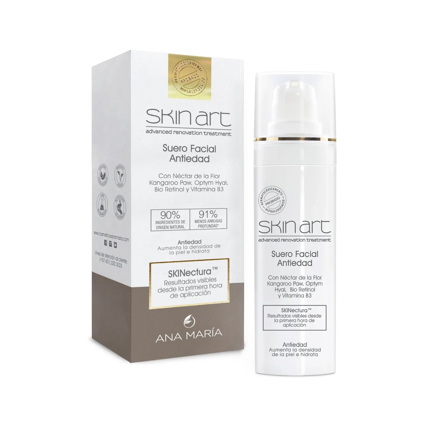 SKIN ART SUERO FACIAL ANTI-EDAD