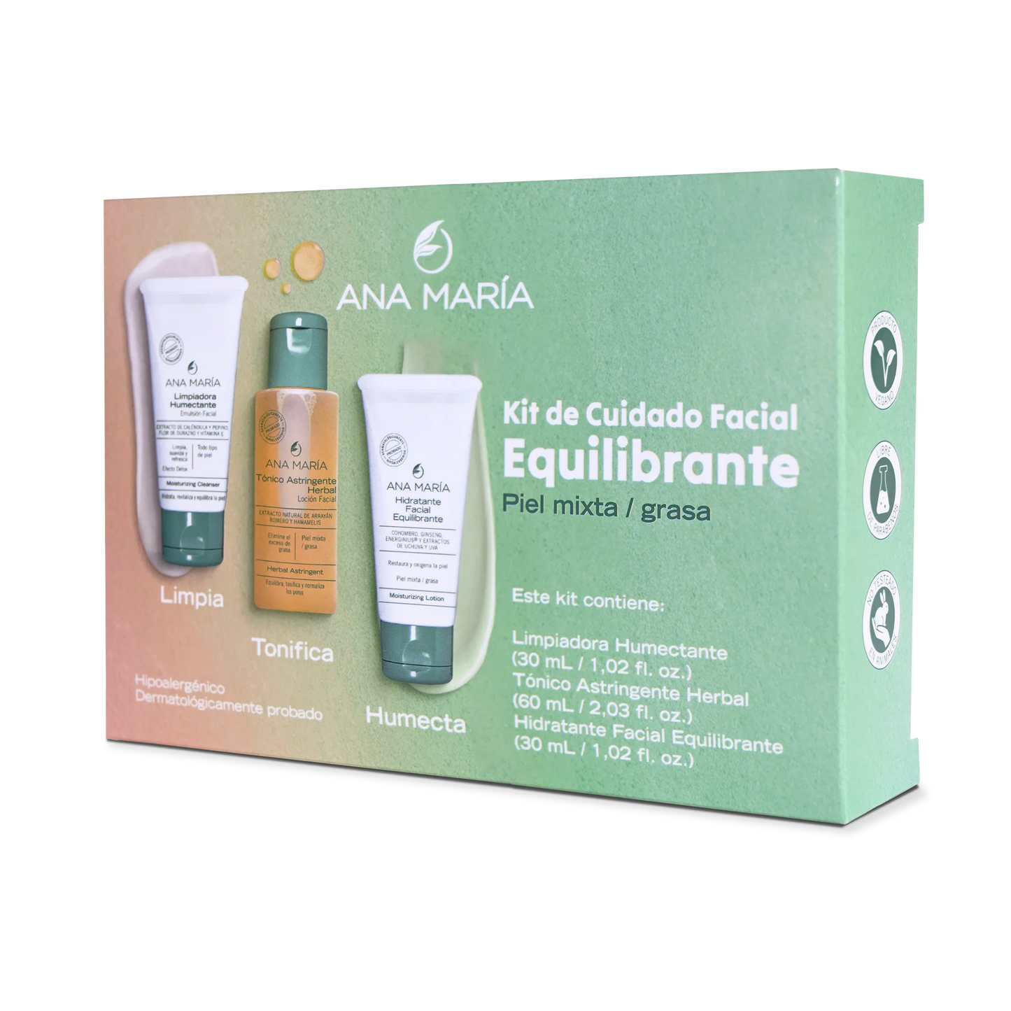ANA MARIA KIT FACIAL X3 PIEL GRASA