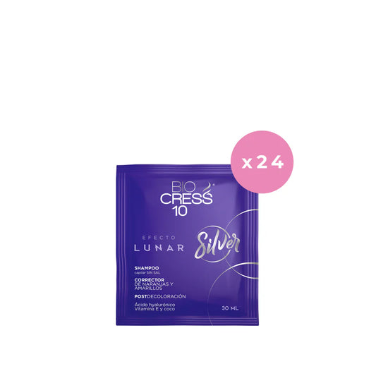 BIOCRESS EFECTO LUNAR SHAMPOO CORRECTOR DE NARANJAS Y AMARILLOS X 30 ML