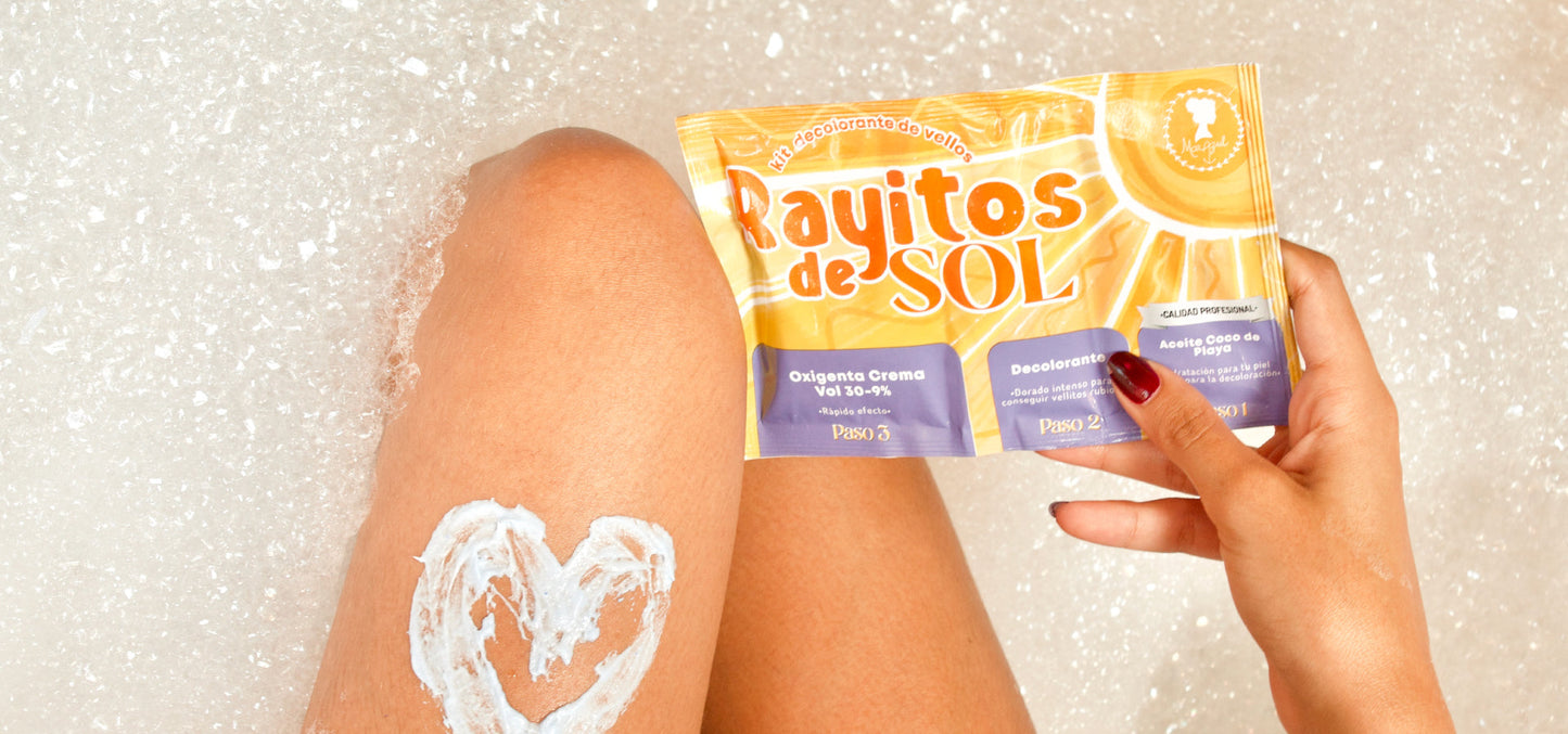 RAYITOS DE SOL KIT DECOLORANTE PARA VELLOS