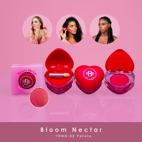 BLOOMSHELL BLOOM NÉCTAR 2 EN 1 LABIOS OJOS Y MEJILLAS
