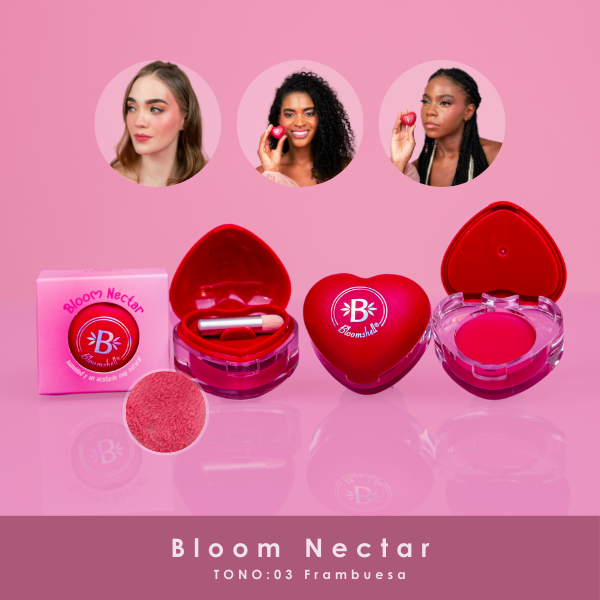 BLOOMSHELL BLOOM NÉCTAR 2 EN 1 LABIOS OJOS Y MEJILLAS