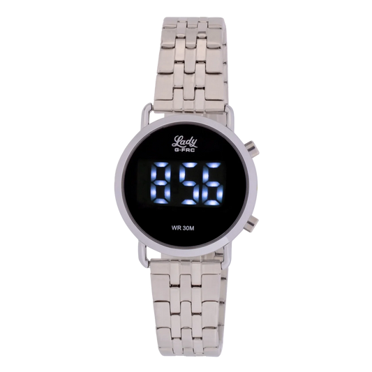 Reloj G-FORCE AL207 LED- PULSO METALICO (10816)