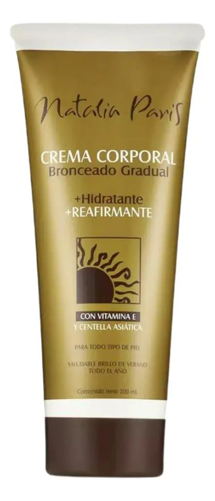 NATALIA PARIS CREMA BRONCEADO GRADUAL *200ml