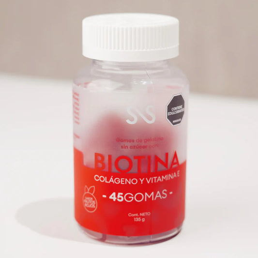 BIOCRESS GOMAS CON BIOTINA COLÁGENO Y VITAMINA E X 45 GOMAS