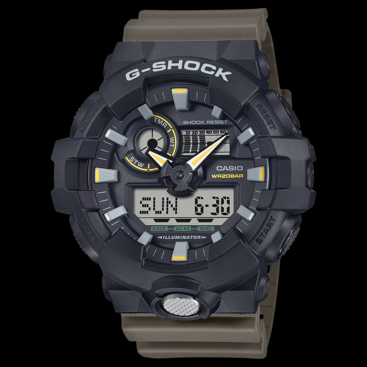 RELOJ CASIO GA-710TU-1A3CR BATTERY LIFE(10831016)