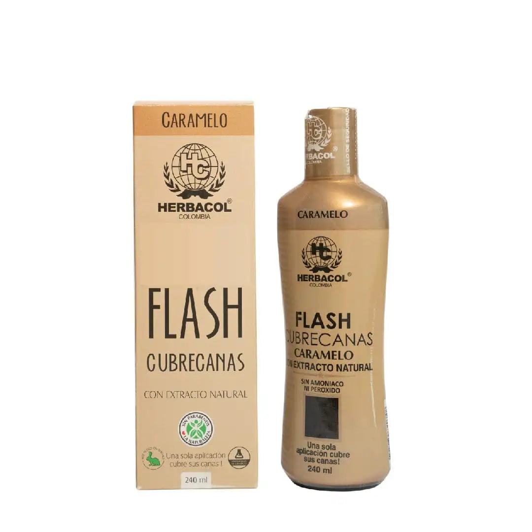 HERBACOL TONICO FLASH CUBRE CANAS X240ML CARAMELO