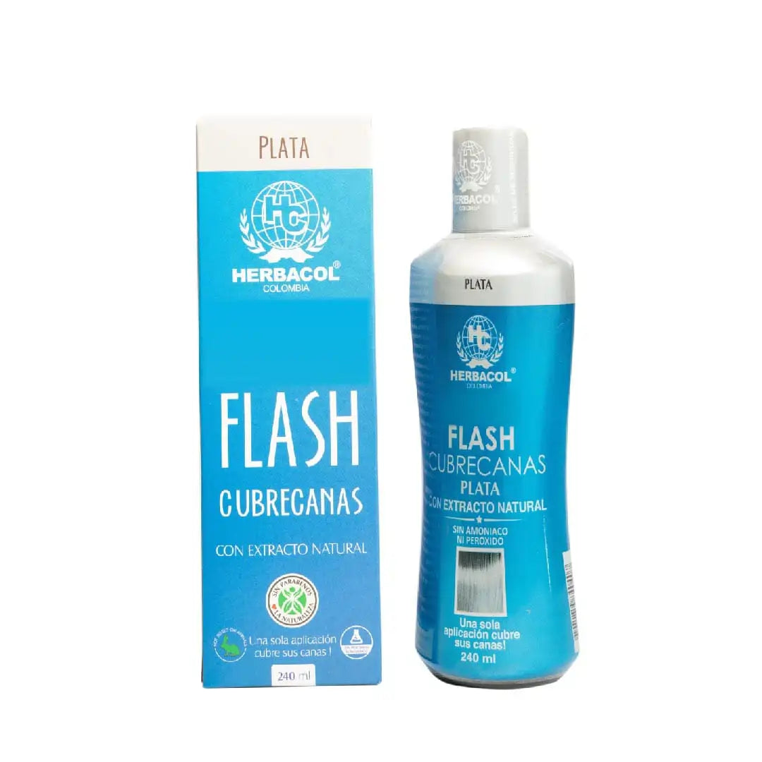 HERBACOL TONICO FLASH CUBRE CANAS X240ML PLATA
