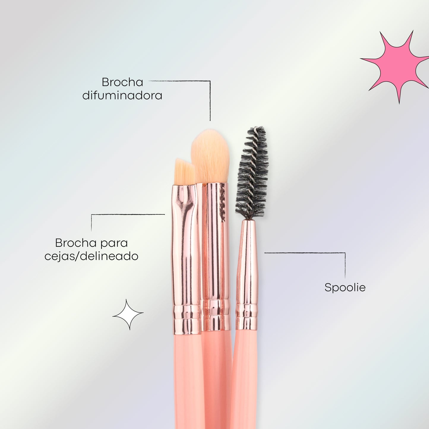 ATENEA LULA KIT DE BROCHAS MANDARINE X 10 PIEZAS KL 13