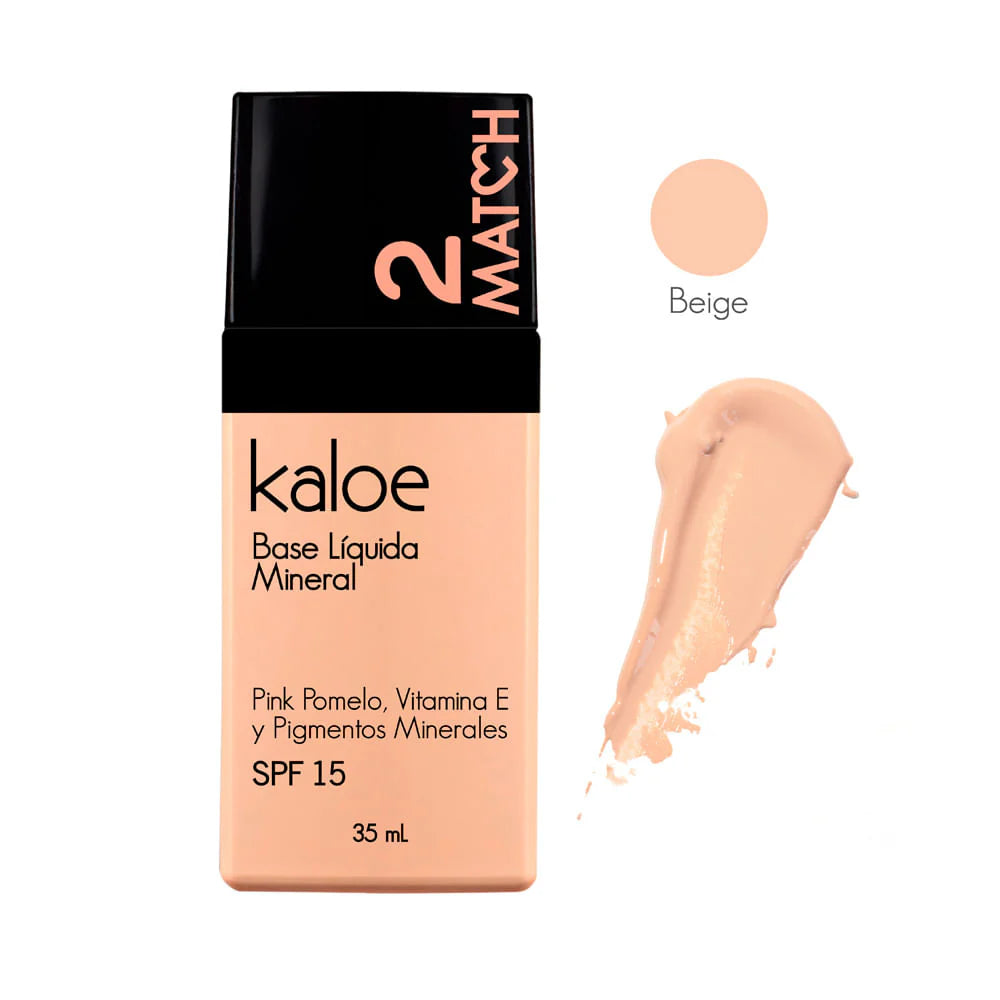 KALOE BASE LIQUIDA MINERAL X 35G BEIGE