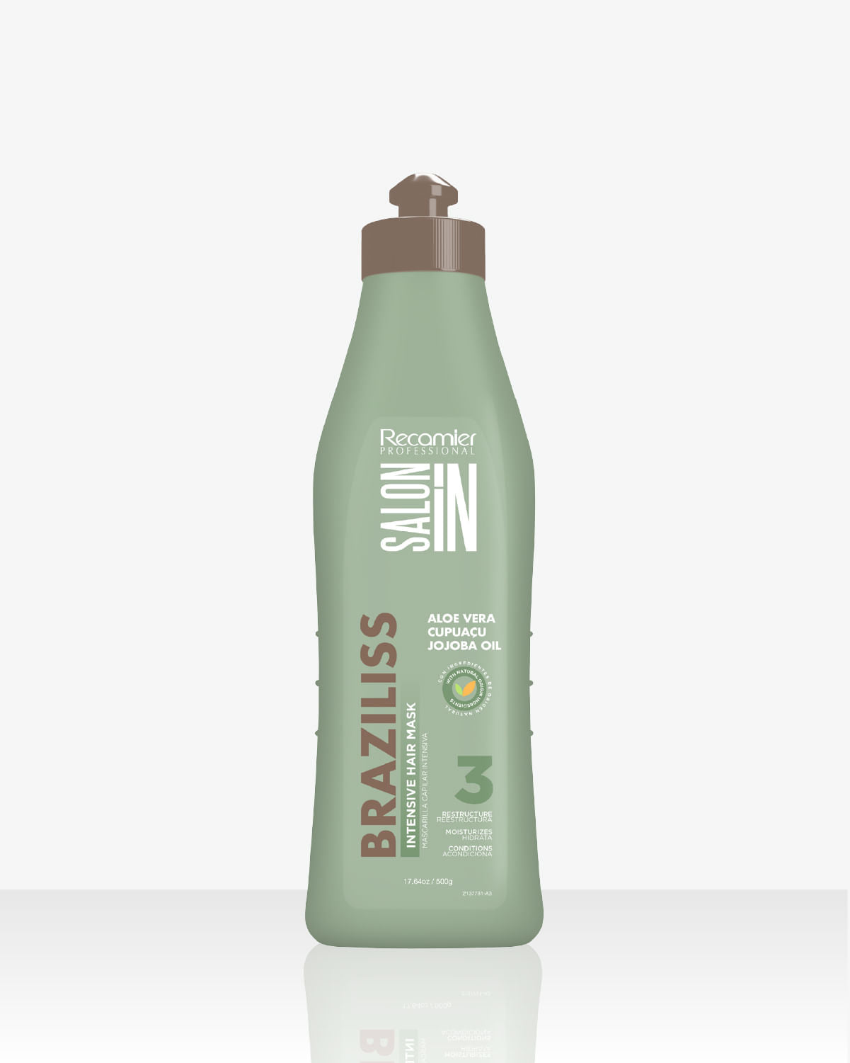 RECAMIER BRAZILISS INTENSIVE HAIR MASK PASO 3 X 500 GR