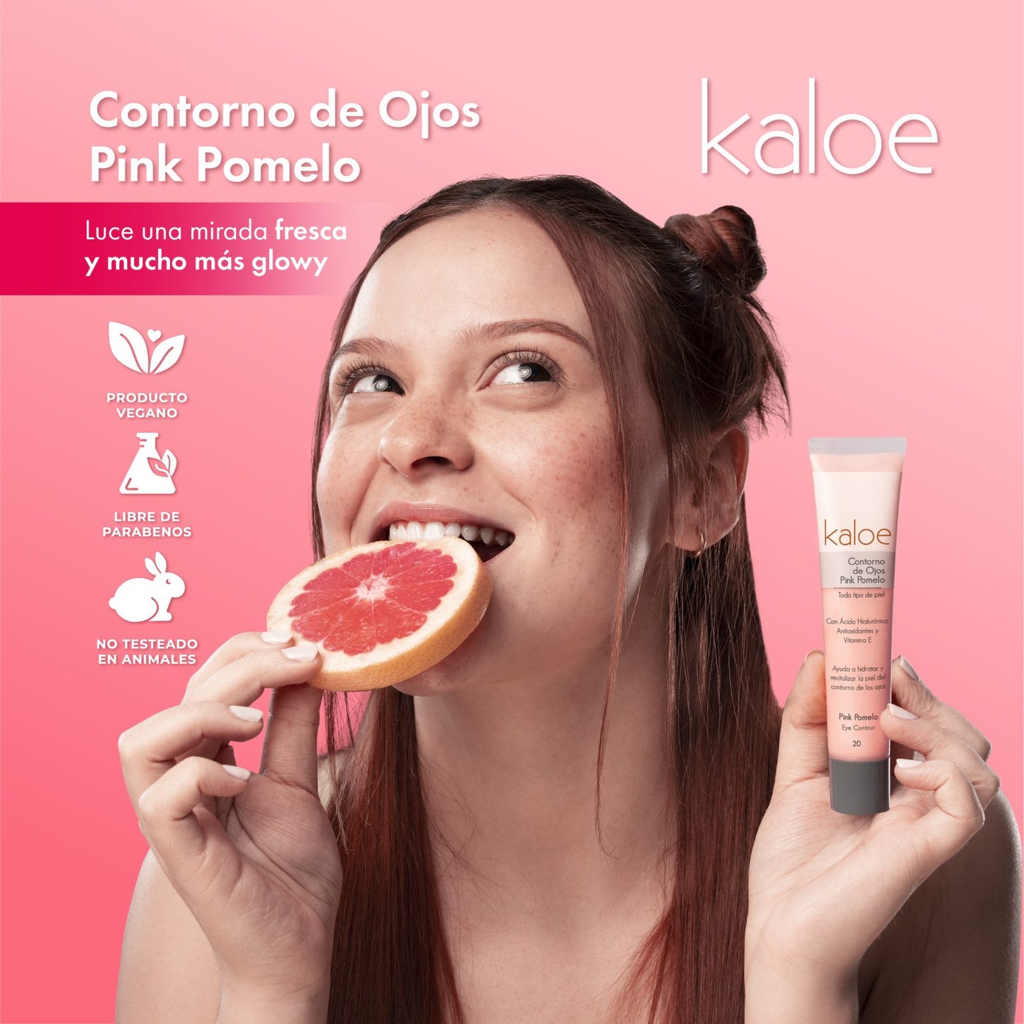 KALOE CONTORNO DE OJOS PINK POMELO X20 GR