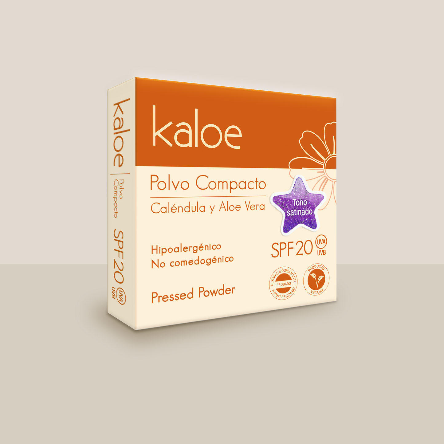 KALOE POLVO COMPACTO SPF 20
