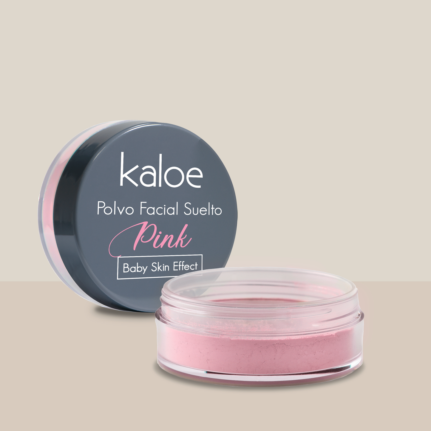 KALOE POLVO FACIAL SUELTO PINK X 12 GR