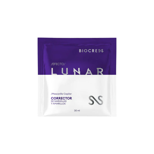 BIOCRESS EFECTO LUNAR MASCARILLA CORRECTOR DE NARANJAS Y AMARILLOS X 30 ML