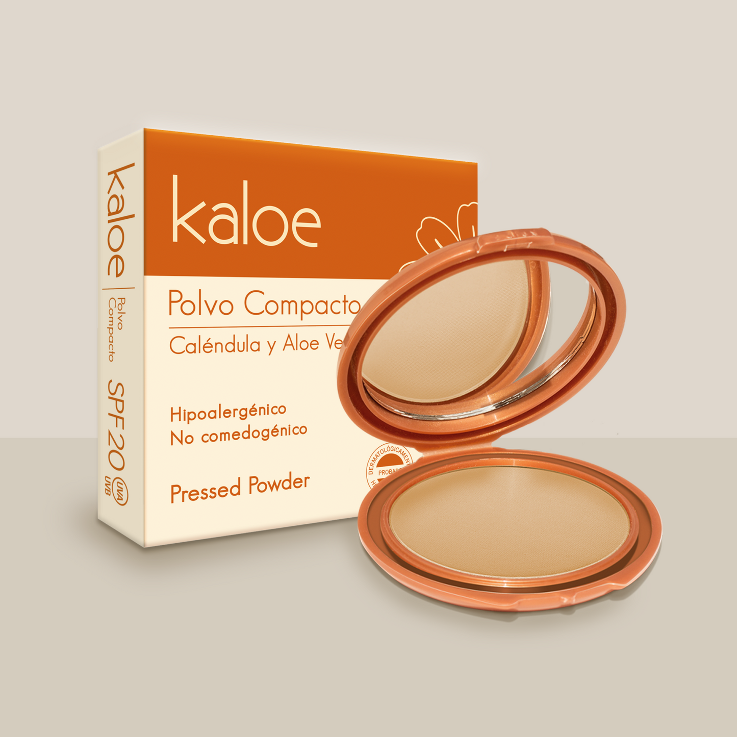 KALOE POLVO COMPACTO SPF 20