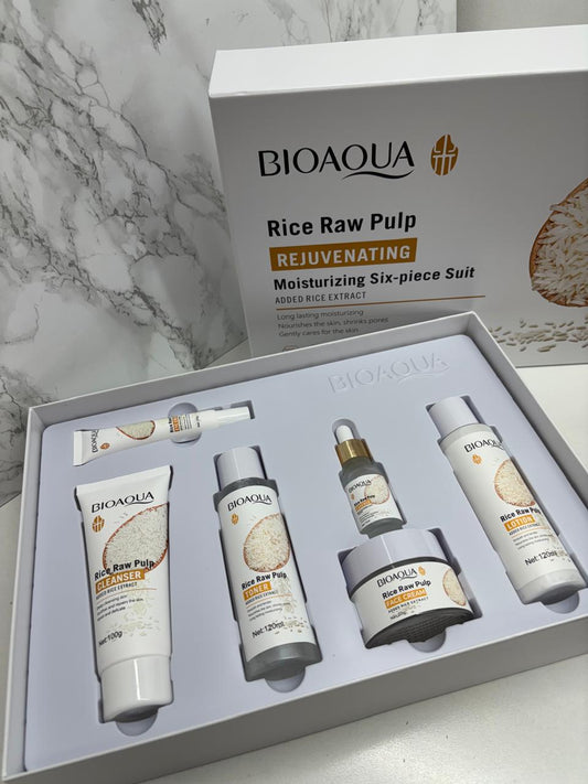 BIOAQUA KIT FACIAL ARROZ X 6