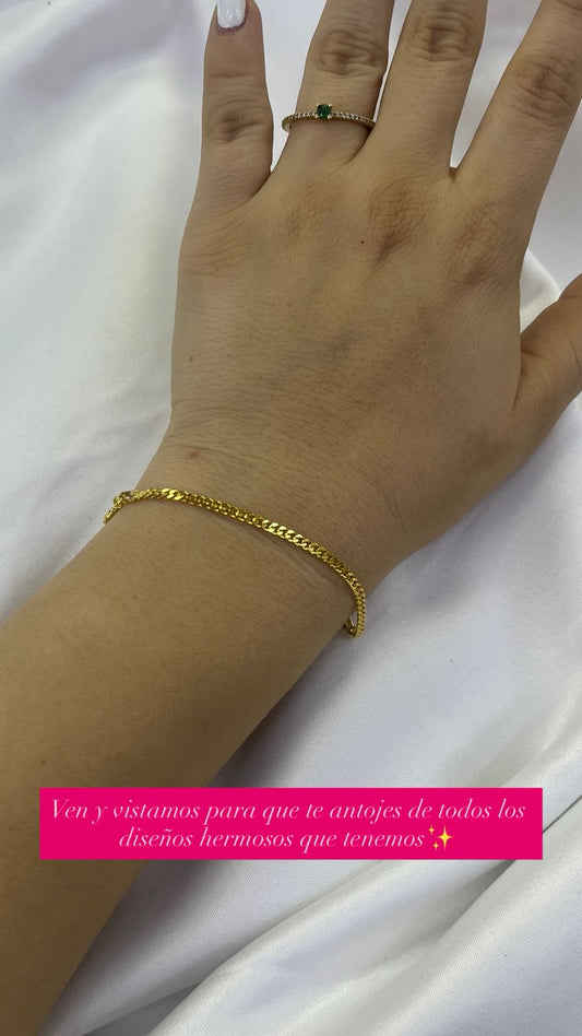 PULSERA ORO LAMINADO STD