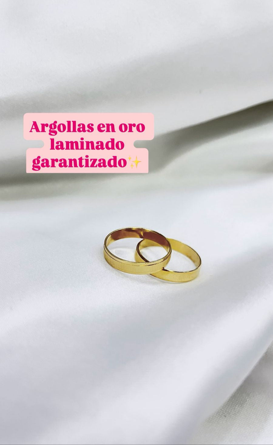 ANILLO ORO LAMINADO