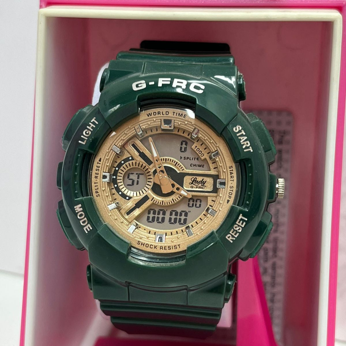 RELOJ G-FORCE DOBLE HORA DAMA - CABALLERO (10811)