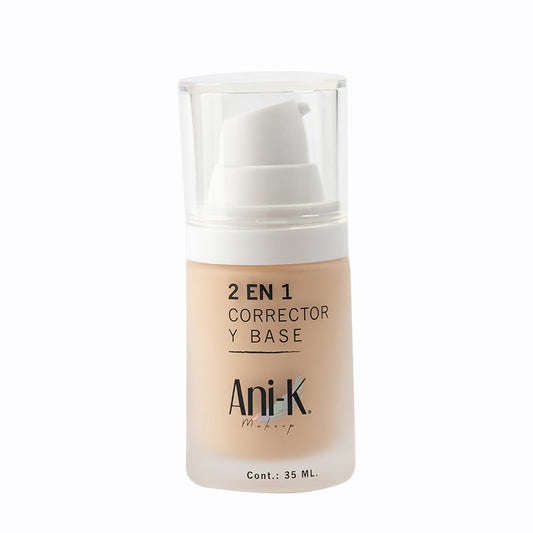 ANI-K BASE BONITA 2 EN 1 CORRECTOR Y BASE TONO 00